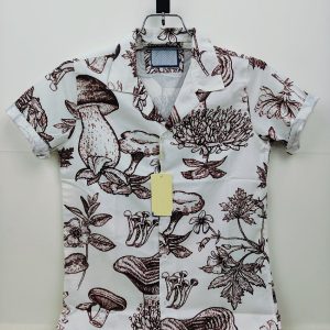 লাক্সারি চায়না স্প্যানডেক্স কটন ড্রপড শোল্ডার শার্ট