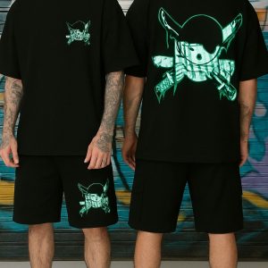 প্রিমিয়াম ড্রপ শোল্ডার টি-শার্ট এবং প্যান্ট কম্বো